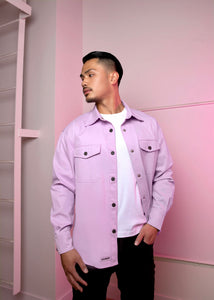 ON THE MOVE SHIRT JACKET - LILAC