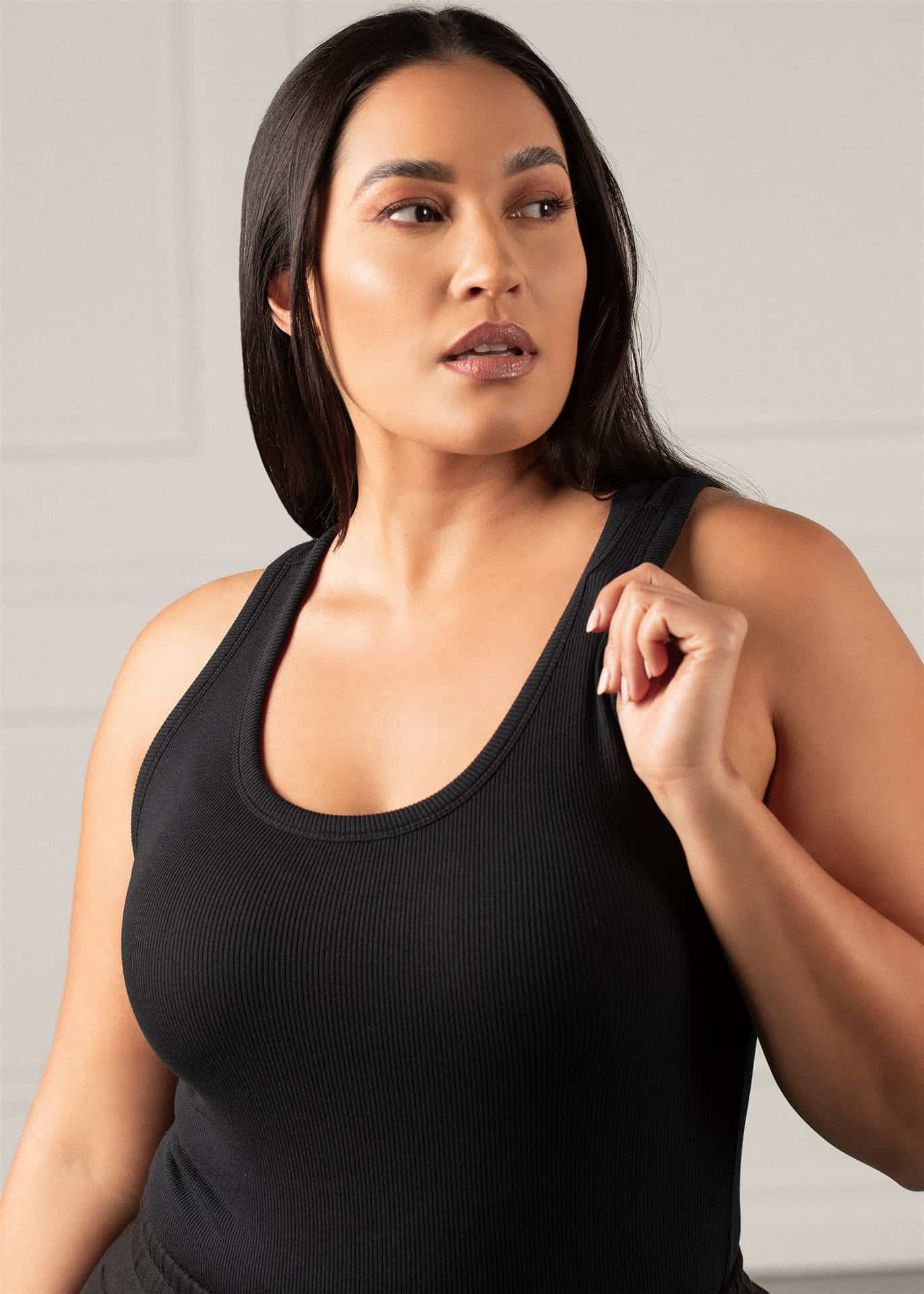 トップス Murral Melt rib tank top (Black) MURRAL Melt rib tank top (Black)