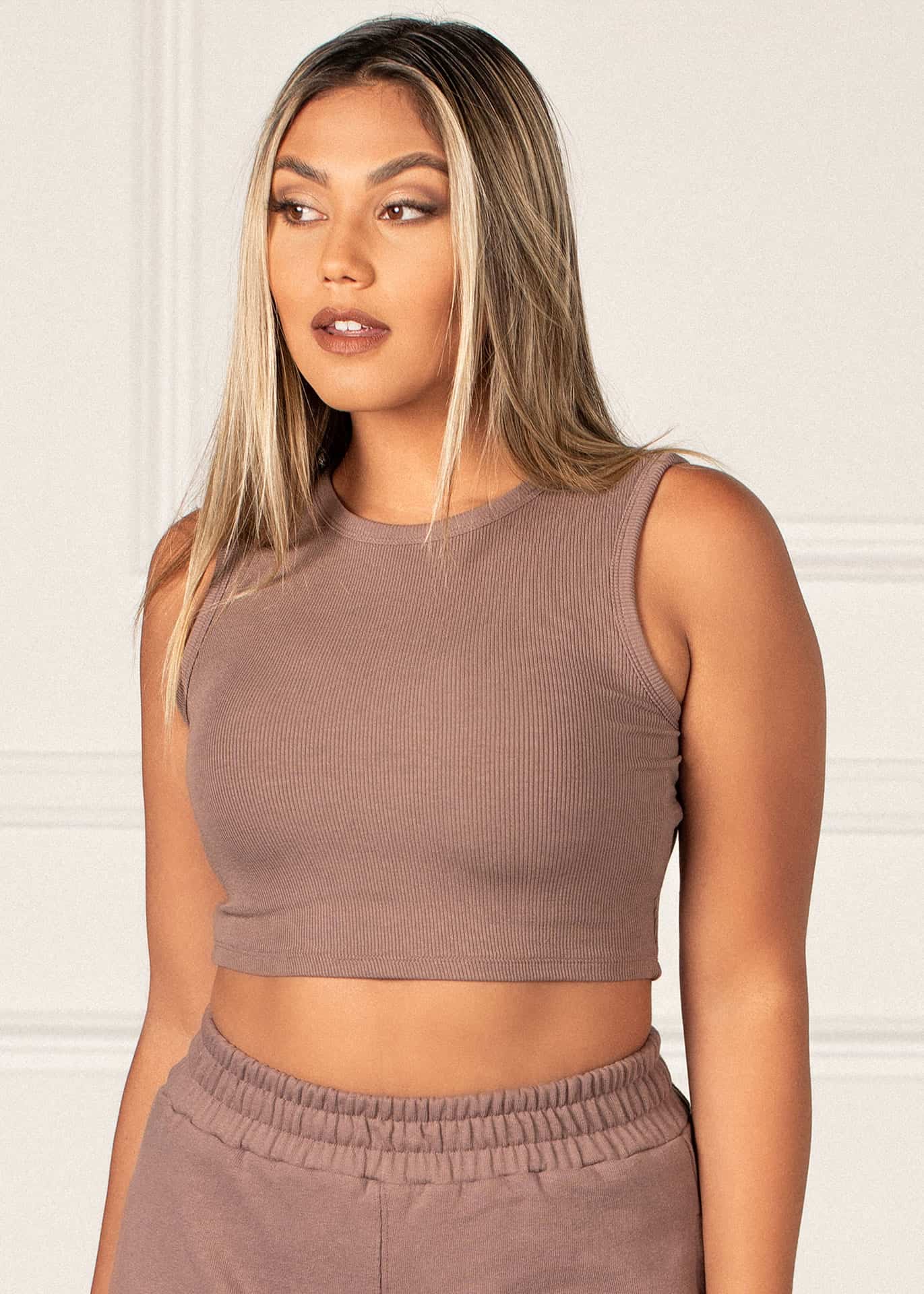 Pol Clothing - V Neck ribbed tank – Hip To The Groove
