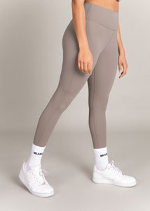 HIGH WAISTED LEGGING - DUSTY TAUPE